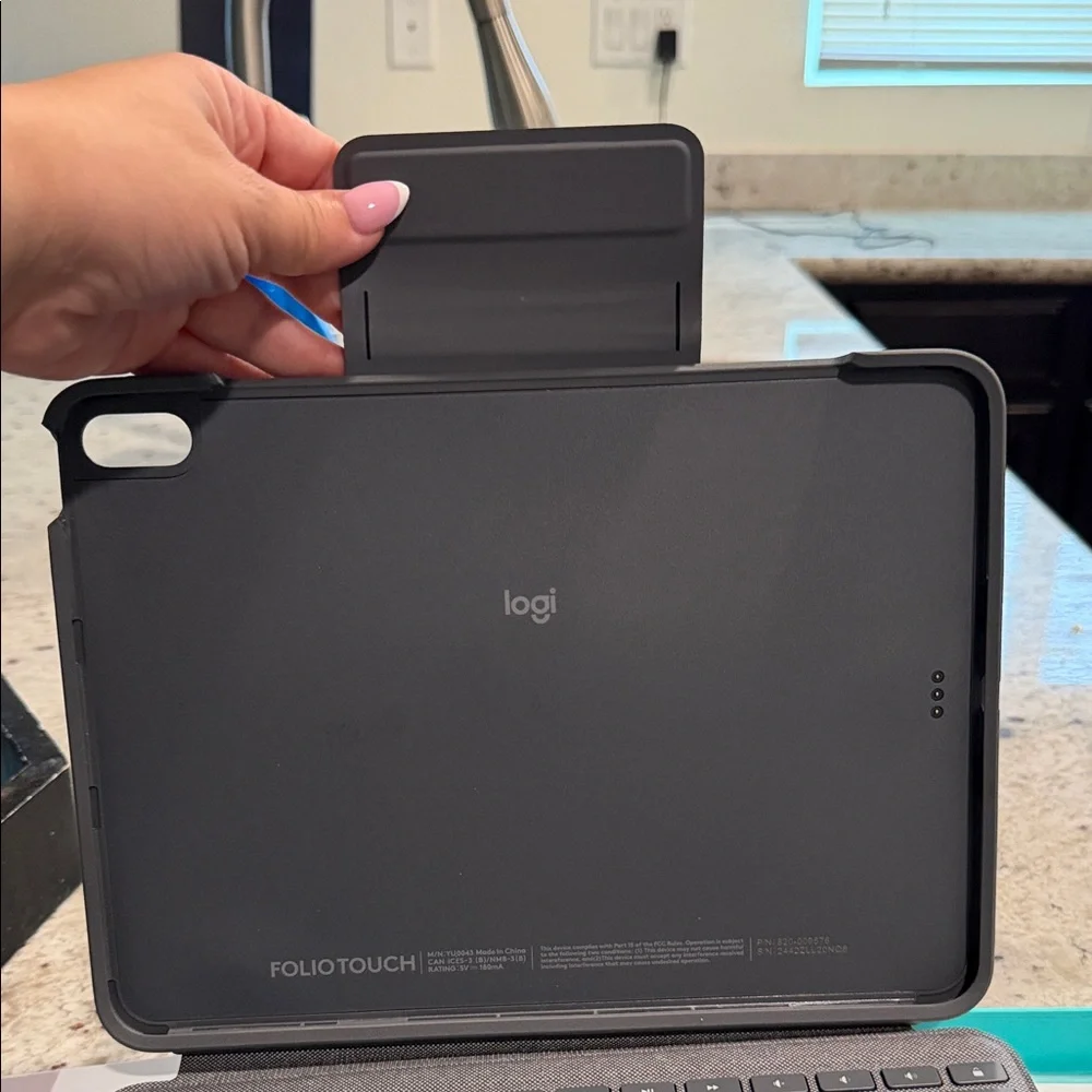 Logitech Folio Touch Keyboard Case for iPad Air - Grey